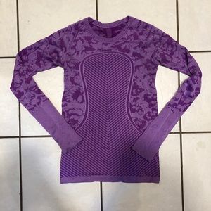 Lululemon Swiftly Long Sleeve (purple camo)